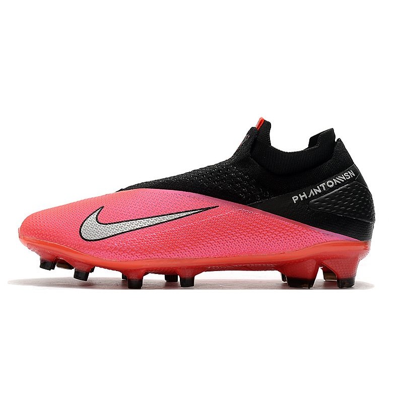 Nike Phantom Vision Elite Dynamic Fit FG Červené stříbrný Černá